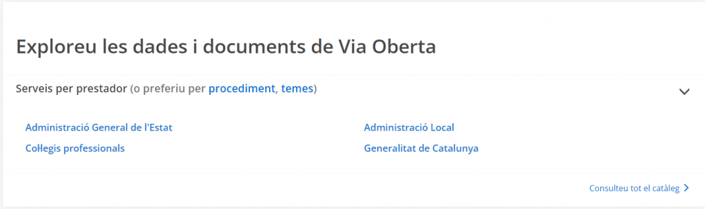 cercador i les seves opcions